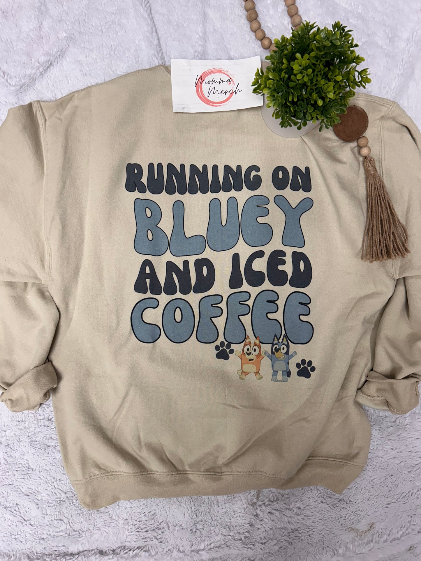 BLUE DOG AND ICED COFFEE