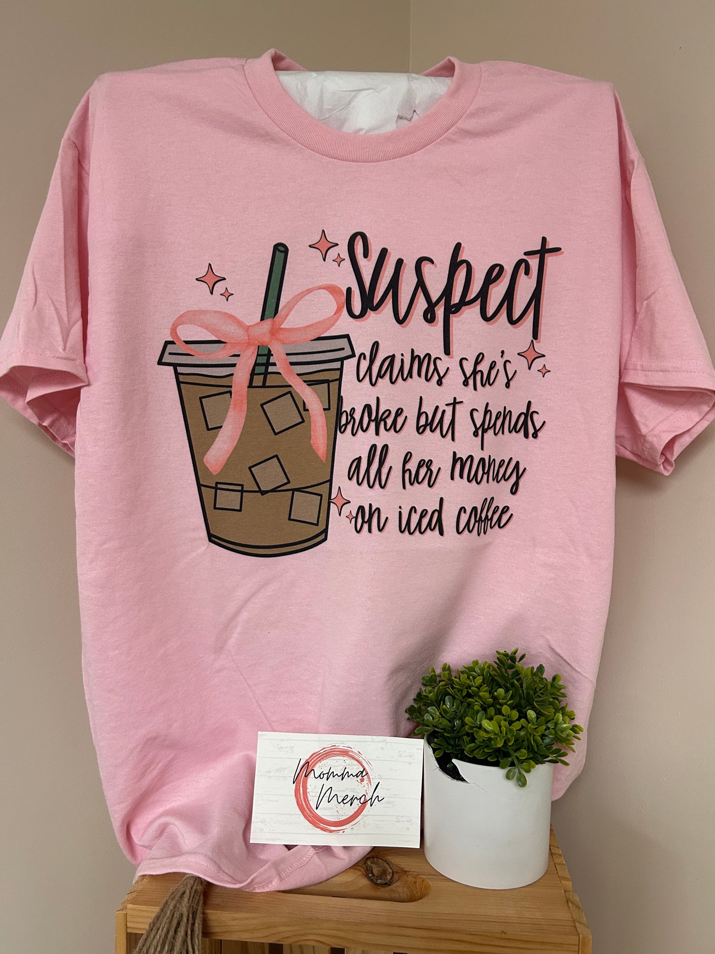 SUSPECT- ICED COFFEE