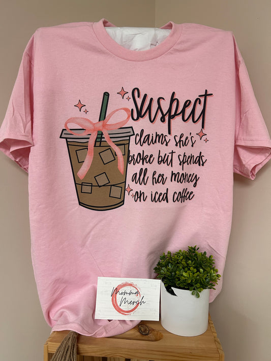 SUSPECT- ICED COFFEE