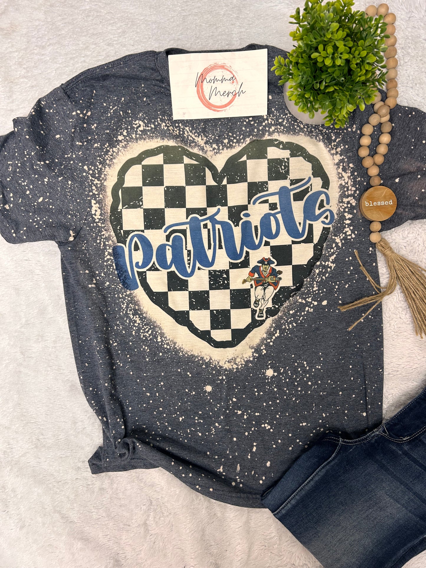 PATRIOTS RETRO HEART