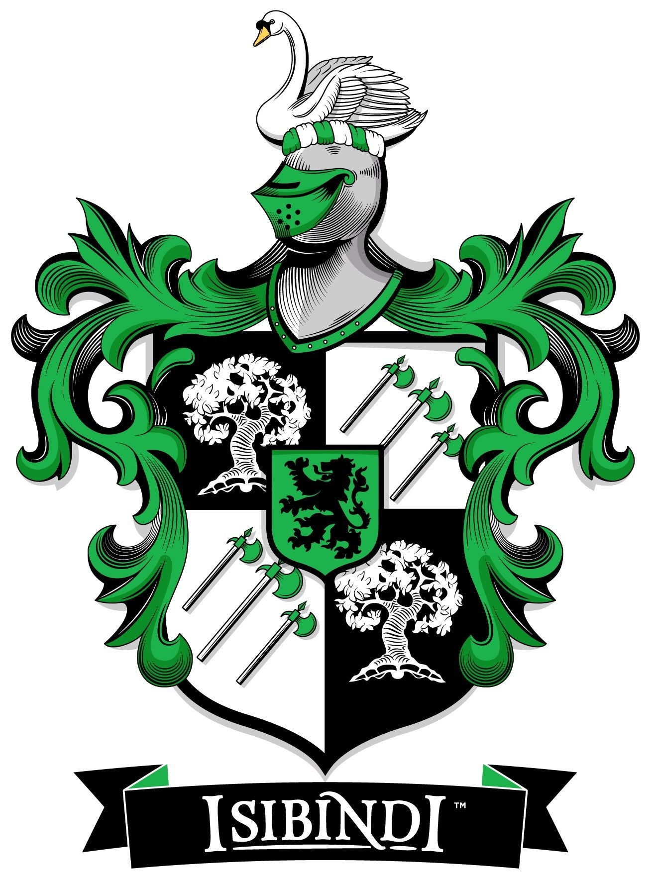 YOUTH DARK GREY BLEACHED HOUSE CREST MERCH