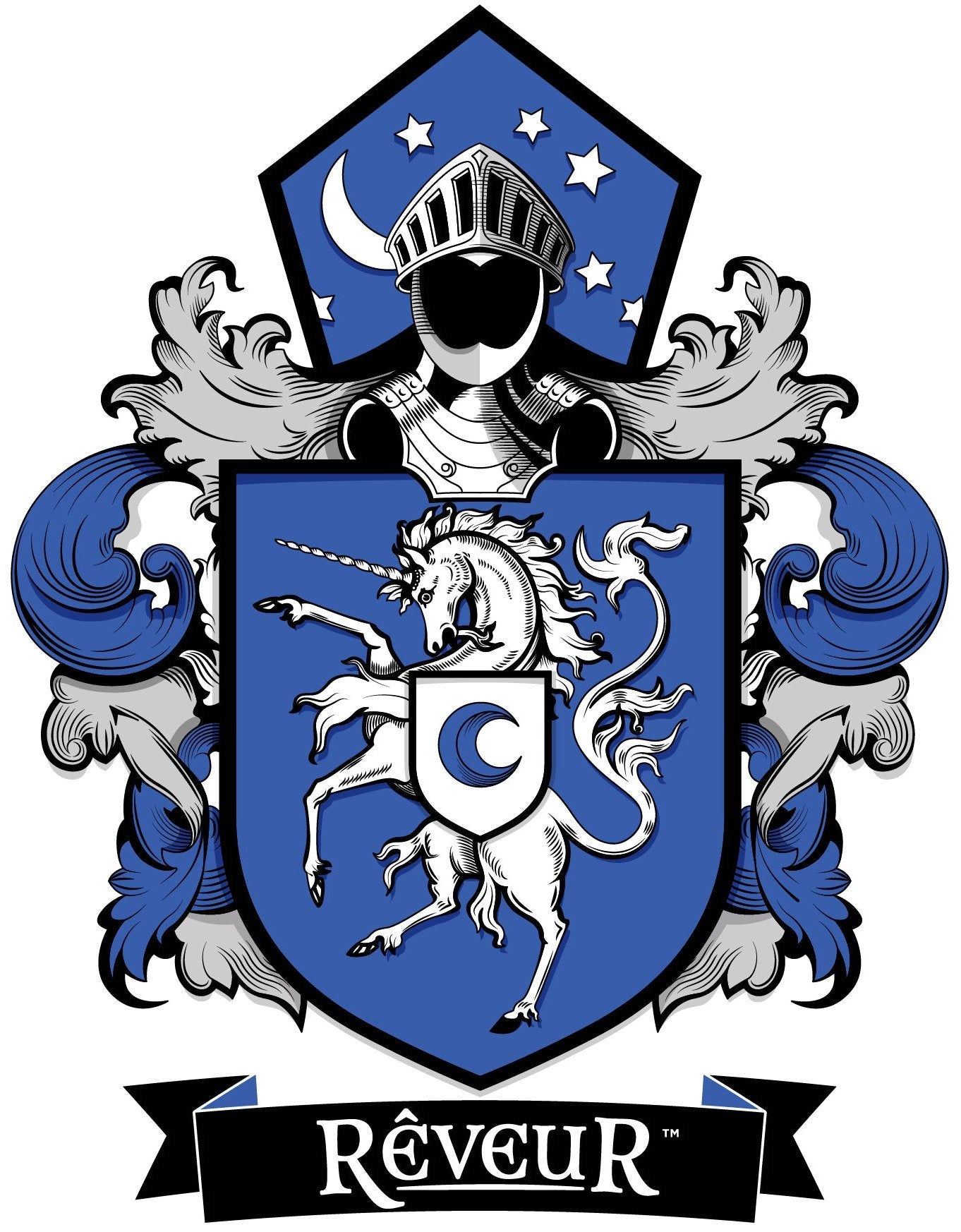 YOUTH DARK GREY BLEACHED HOUSE CREST MERCH