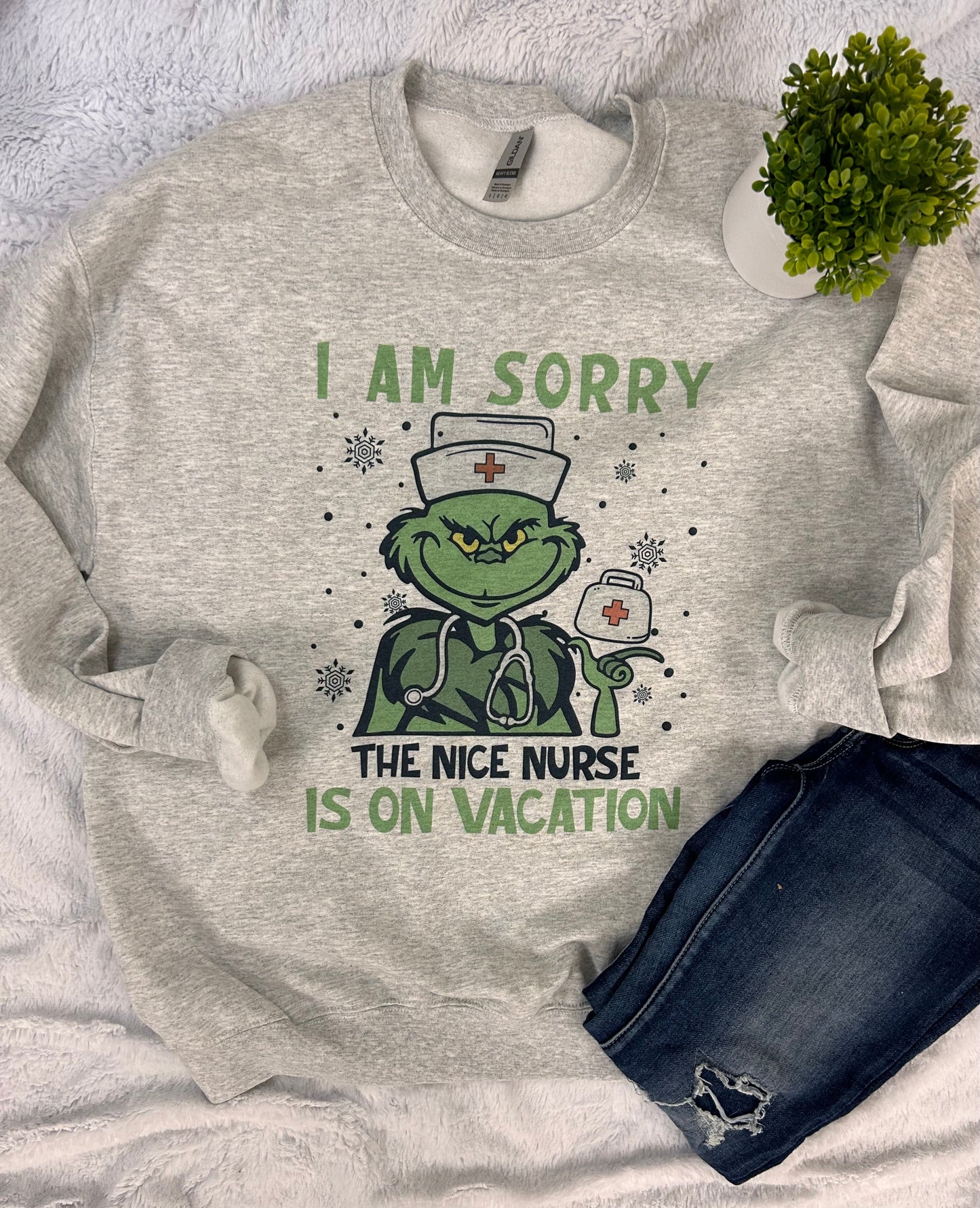 NICE NURSE GRINCH CREW