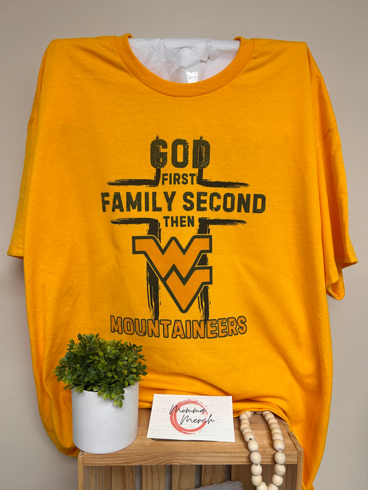 GOD FIRST WV TEE