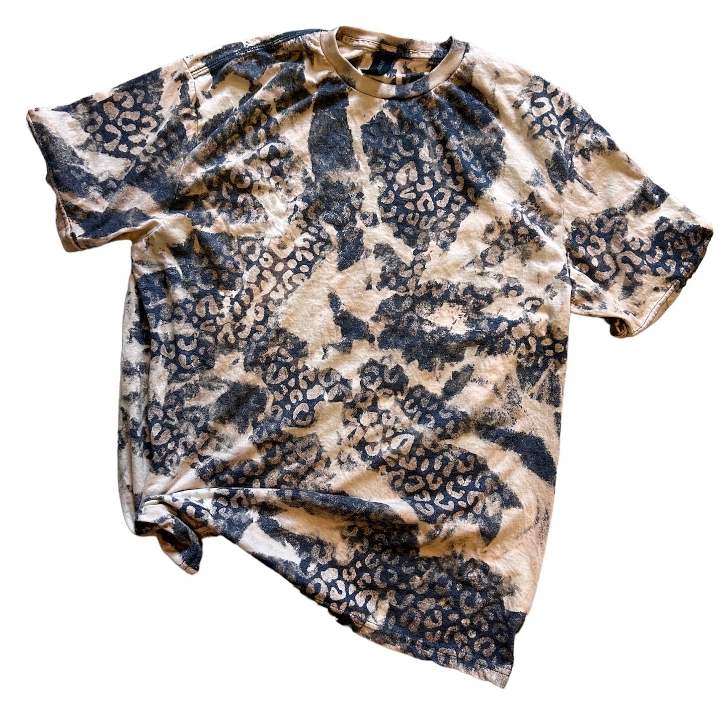 Acid Wash Cheetah Tee