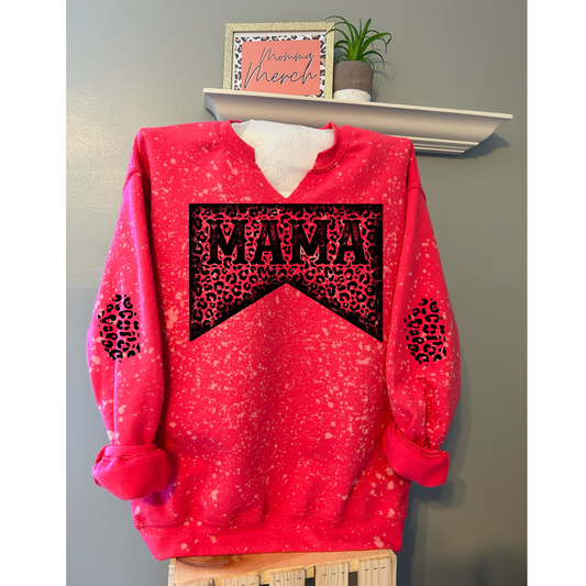 HOT PINK MAMA DISTRESSED